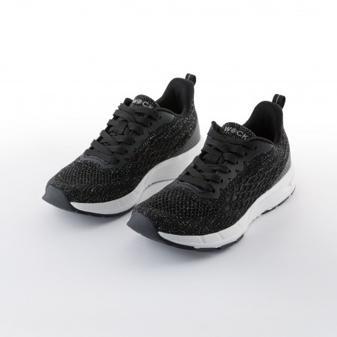 Sapatilhas Wock Breelite 19- Preto Glitter - Image 4