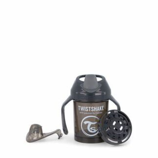 Copo de Aprendizagem Twistshake Mini Cup 230ml 4m+ Preto