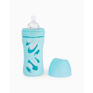 Biberão Anticólicas Vidro Twistshake 260ml Azul Pastel