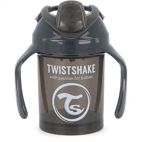 Copo de Aprendizagem Twistshake Mini Cup 230ml 4m+ Preto - Image 2