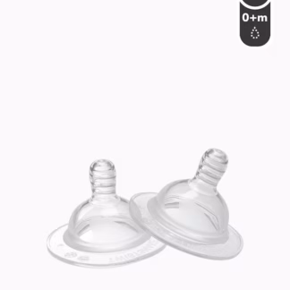 Tetinas Anticólicas de Silicone Twistshake Tamanho S 0m+  x2 Un