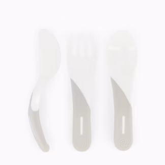 Talheres de Aprendizagem Twistshake 6m+ Branco