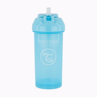 Copo com Palhinha Twistshake 360ml Azul Pastel