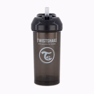 Copo com Palhinha Twistshake 360ml Preto
