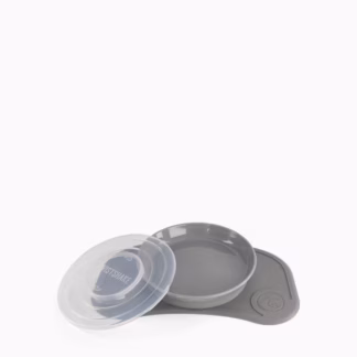 Individual Anti-derrapante + Prato Twistshake Click-Mat Mini 6m+ Cinzento