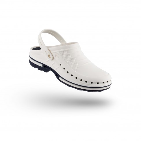Socas Clog Azul Marinho e Branco Wock - Image 4