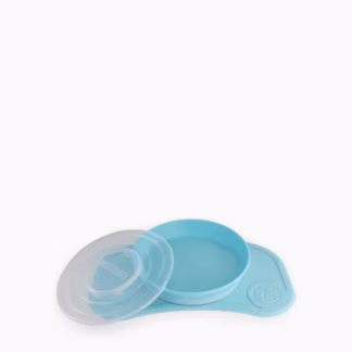 Individual Anti-derrapante + Prato Twistshake Click-Mat Mini 6m+ Azul Pastel