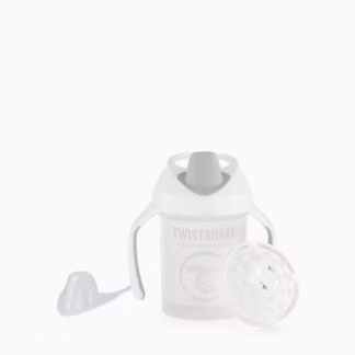 Copo de Aprendizagem Twistshake Mini Cup 230ml 4m+ Branco