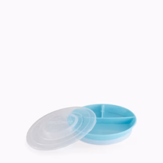 Prato com divisórias Twistshake 6m+ Azul Pastel