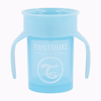 Copo de Aprendizagem Twistshake 360º 6m+ Azul Pastel