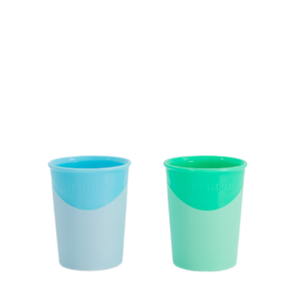 2x Copos Azul e Verde 170 ml