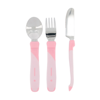 Talheres de Aço Inoxidável 12+m Rosa