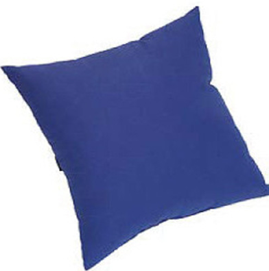 Mini Almofada Anti-Escara de Algodão Azul quadrada 28x28cm